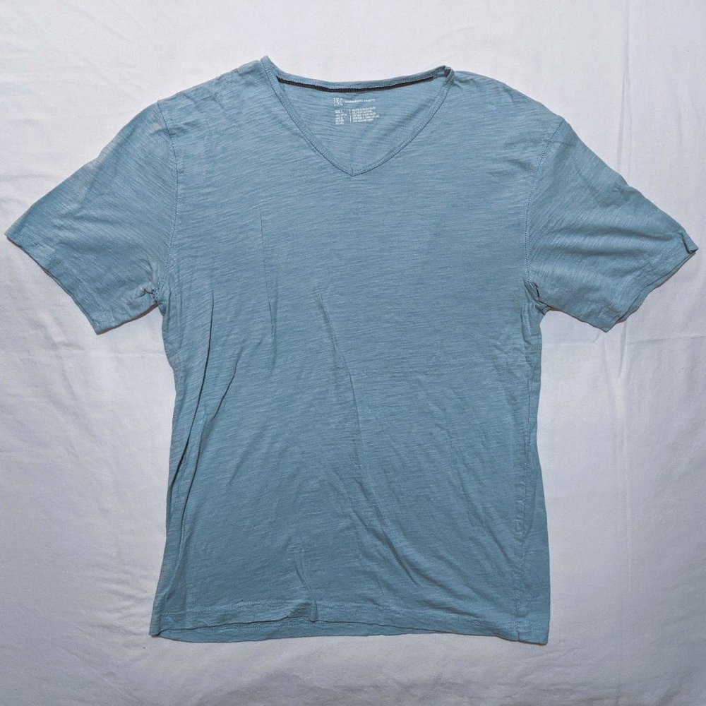 Textured V-neck Tee